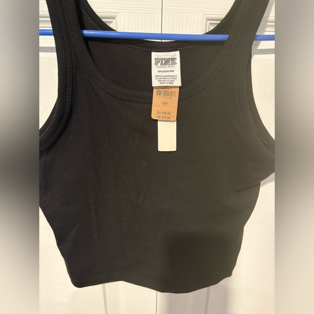 PINK Victoria's Secret Black Tank Top - Picture 7 of 7